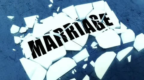 Crumbling marriage Stock Footage 12370995