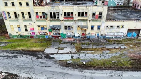 Crumbling - Syracuse, NY Stock Footage 335735028