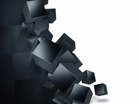 Crumbling wall Stock Illustration