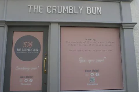 The Crumbly Bun Foto stock
