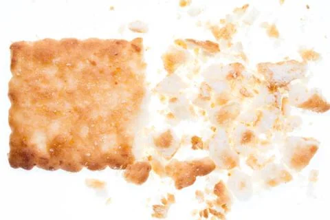 Crumbs of Biscuit Stock Photos