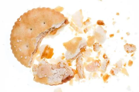 Crumbs of Biscuit Stock Photos
