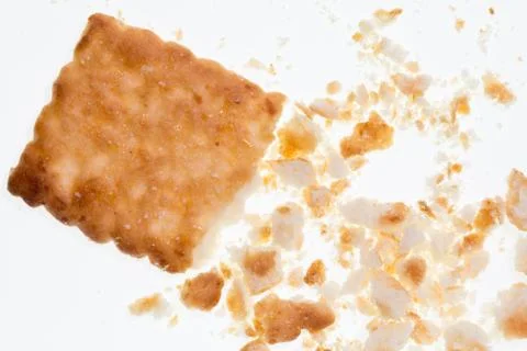 Crumbs of Biscuit Stock Photos