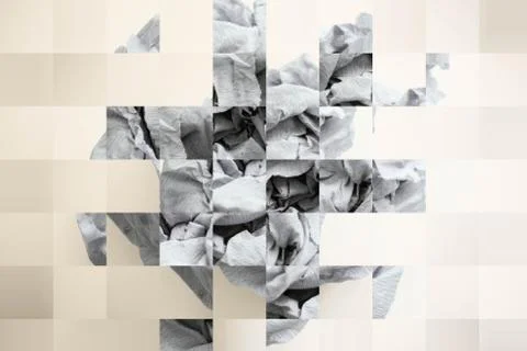 Crumpled abstract paper Stock Photos