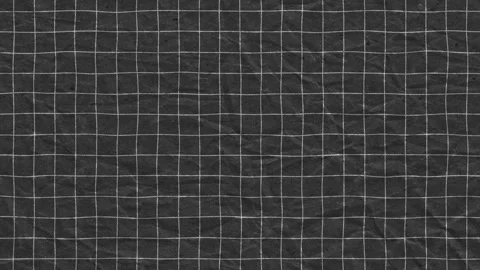 Crumpled blue checkered paper texture, Old squared paper sheet, grid square Stock Footage 306124330