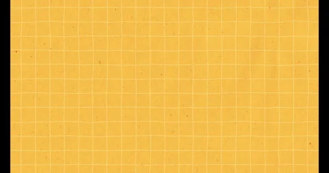Crumpled blue checkered paper texture, Squared paper sheet, yellow grid texture Stock Footage 306167919