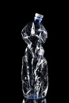 Crumpled Bottle Stock Photos