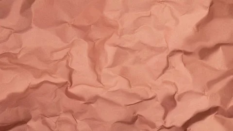 Crumpled Brown Paper Texture Background Vidéo 333350067