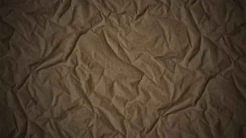 Crumpled brown paper texture background, abstract vintage craft surface Stock-Footage 341603571
