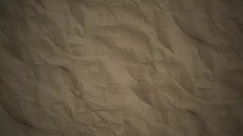Crumpled brown paper texture background, with subtle light movement Stock-Footage 341603645