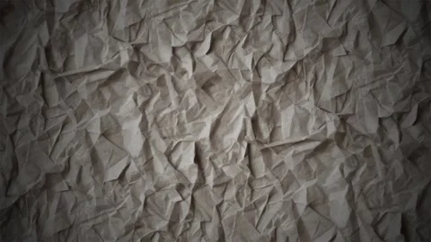 Crumpled brown paper texture background, with subtle light, and shadow 스톡 동영상 341603664