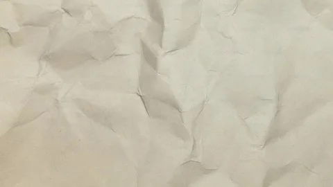 Crumpled Brown Paper Texture Pattern Stop Motion Animation Background Video Stock Footage 313155271