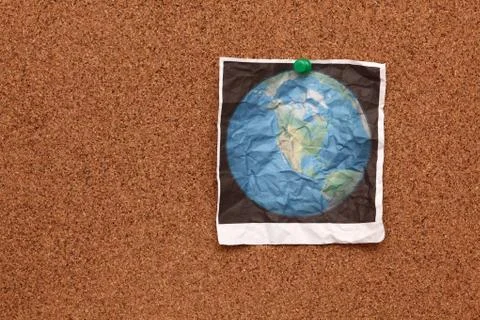 Crumpled Earth Stock Photos