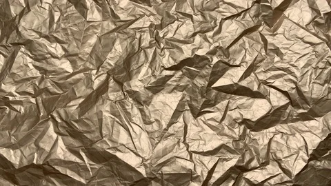 Crumpled Gold Paper Stock Footage 119338805