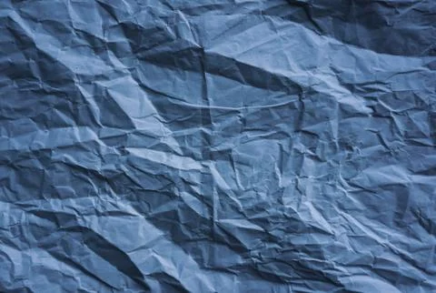 Crumpled gray paper texture Stock Photos