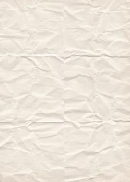 Crumpled lined paper texture background Foto stock
