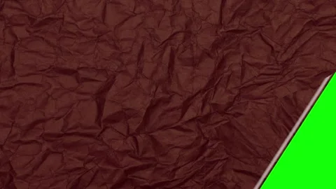 Crumpled Looping on Chroma Key for Compositing Video stock 346201906