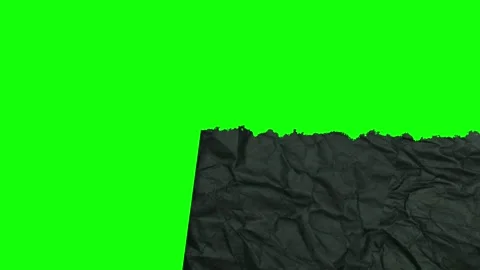 Crumpled Looping on Chroma Key for Compositing Stock-Footage 346205270
