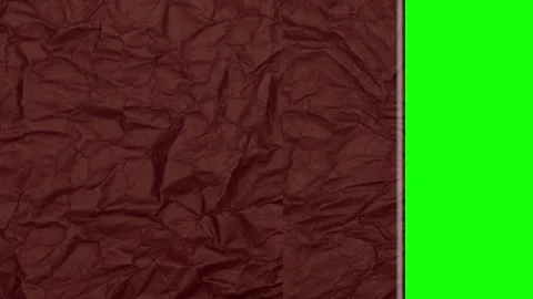 Crumpled Motion on Chroma Key for Compositing Video stock 346201915