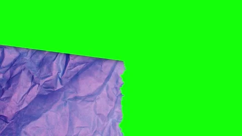 Crumpled Motion Isolated Green Screen Stock Video Stock Footage 346204702