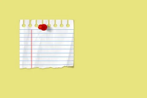 Crumpled note Stock Photos