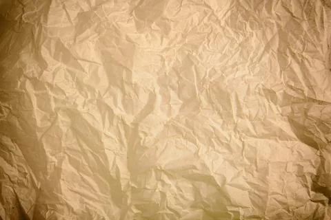 Crumpled old paper as background. Texture of parchment Photos