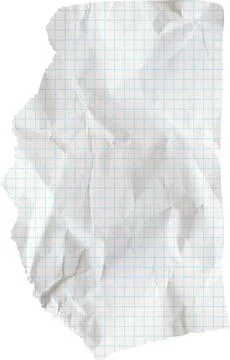 Crumpled Page Texture Diary Stock Illustration