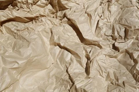 Crumpled paper background. Stock Photos