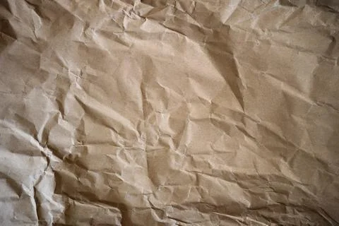 Crumpled paper background. Stock Photos