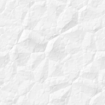 Crumpled paper background seamless tile Stock Illustration