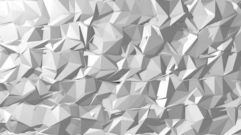 Crumpled Paper Geometric Background Loop - Abstract Paper Structure Animation BG Video stock 100244985