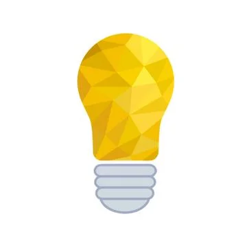 Crumpled paper lightbulb - creative sketch draw vector illustration. Electric Stock Illustration