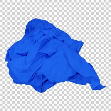 Crumpled paper over white background Illustrazione stock