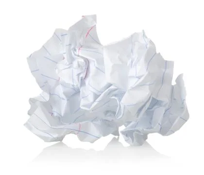 Crumpled paper Stock Photos