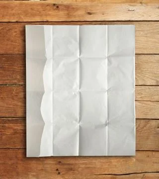 Crumpled paper Stock Photos