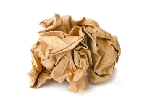 Crumpled  paper Stock Photos