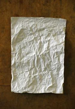 Crumpled paper Foto stock
