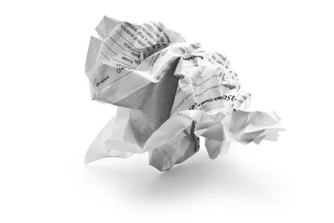 Crumpled Paper Stock Photos