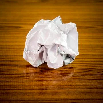 Crumpled paper Stock Photos