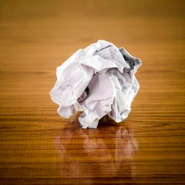 Crumpled paper Stock Photos