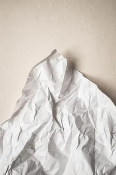 Crumpled paper Stock Photos