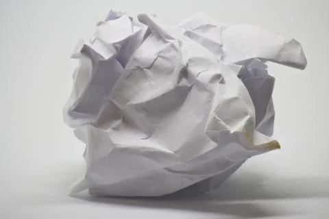 Crumpled paper Stock Photos