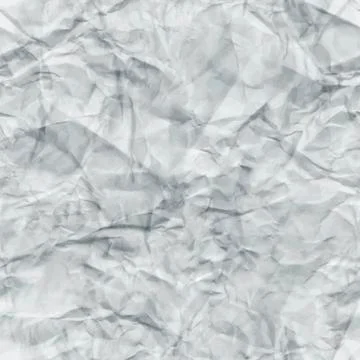 Crumpled Paper Seamless Texture. Vector illustration Stock Illustration