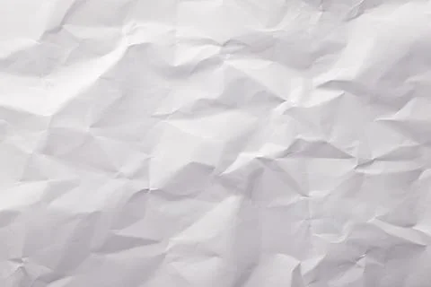 Crumpled paper sheet background. Top view Stock Photos