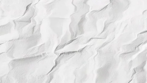 Crumpled Paper Surface Texture Soft Shadow Loop Motion. 库存影片 336540723