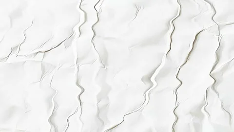 Crumpled Paper Surface Texture Soft Shadow Loop Motion. 库存影片 336540753
