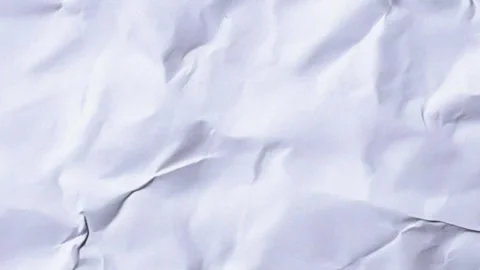 Crumpled Paper Surface Texture Soft Shadow Loop Motion. 库存影片 336540792