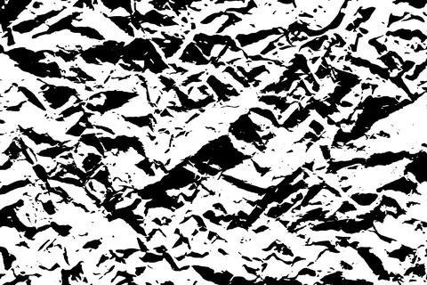 Crumpled paper texture for background Stock Illustration