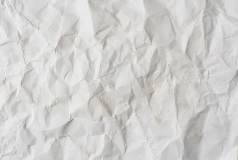 Crumpled paper texture for background. Stock Photos
