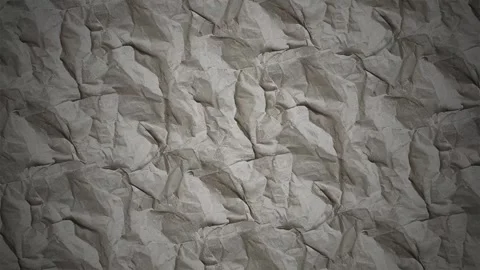 Crumpled paper texture background, with subtle light, and shadow motion 스톡 동영상 341603703
